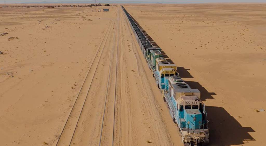 Iron ore Train Mauritania 4