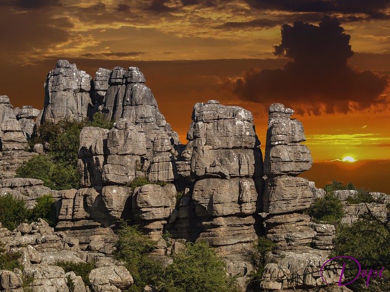 El Torcal de Antequera is a nature reserve recognized for its unique formations and is considered one of Europe's most spectacular karst landscapes.