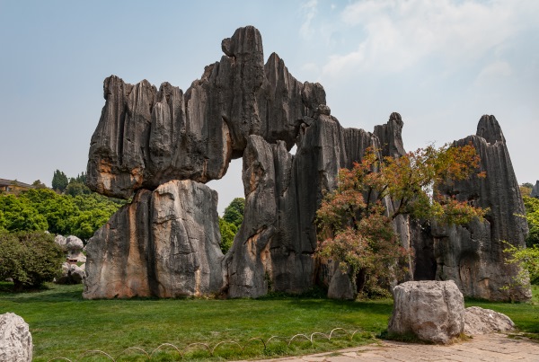 These incredible rocks were formed by limestone weathering 270 million years ago.