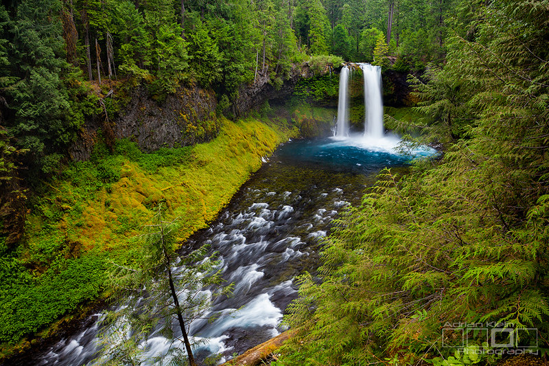 Koosah Waterfalls Oregon